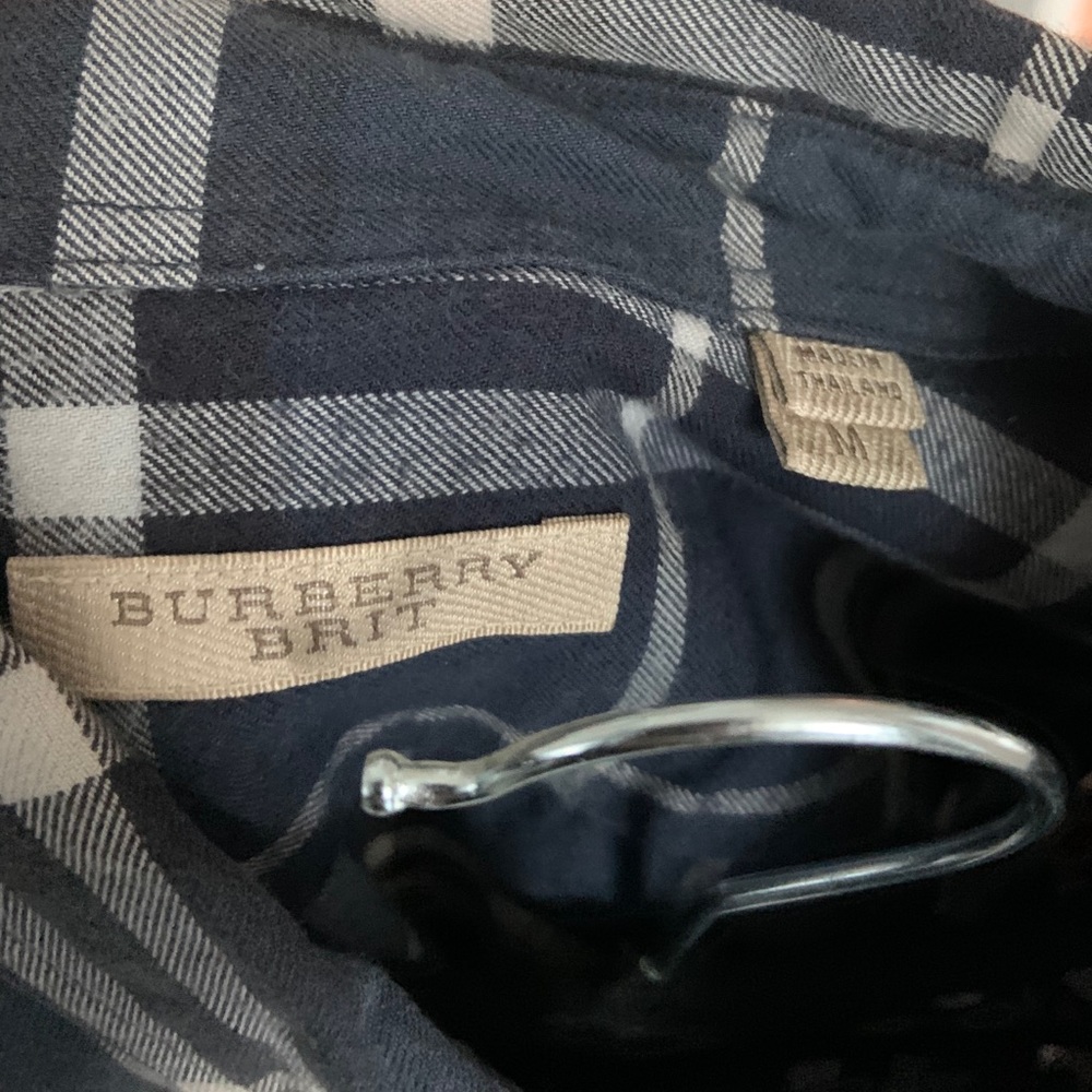 Authentic Burberry Men’s long sleeve button down